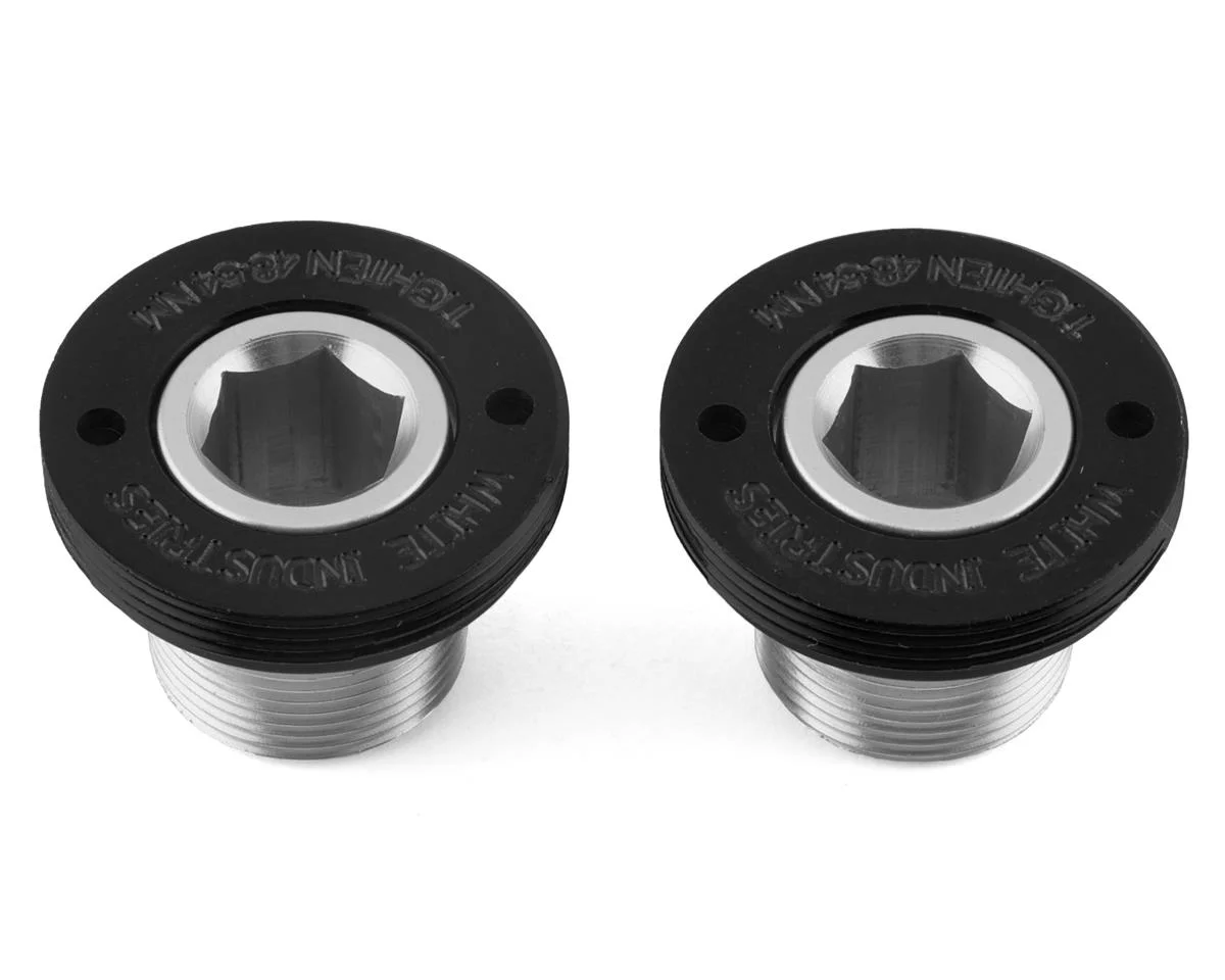 White Industries MR30 Crank Extractor Cap & Bolt Kit (Black/Silver)